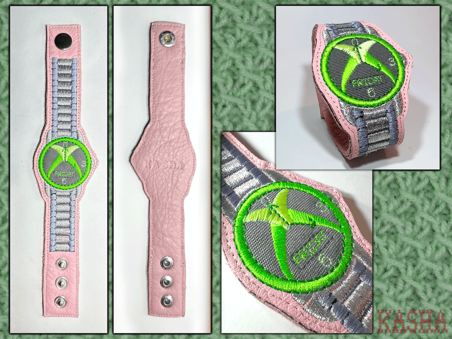 Xbox Watch Bracelet - Baby Pink
