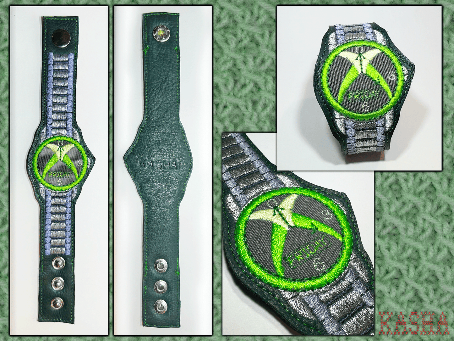 Xbox Watch Bracelet - Forest Green