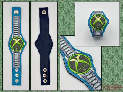 Xbox Embroidered Watch Bracelet - Turquoise