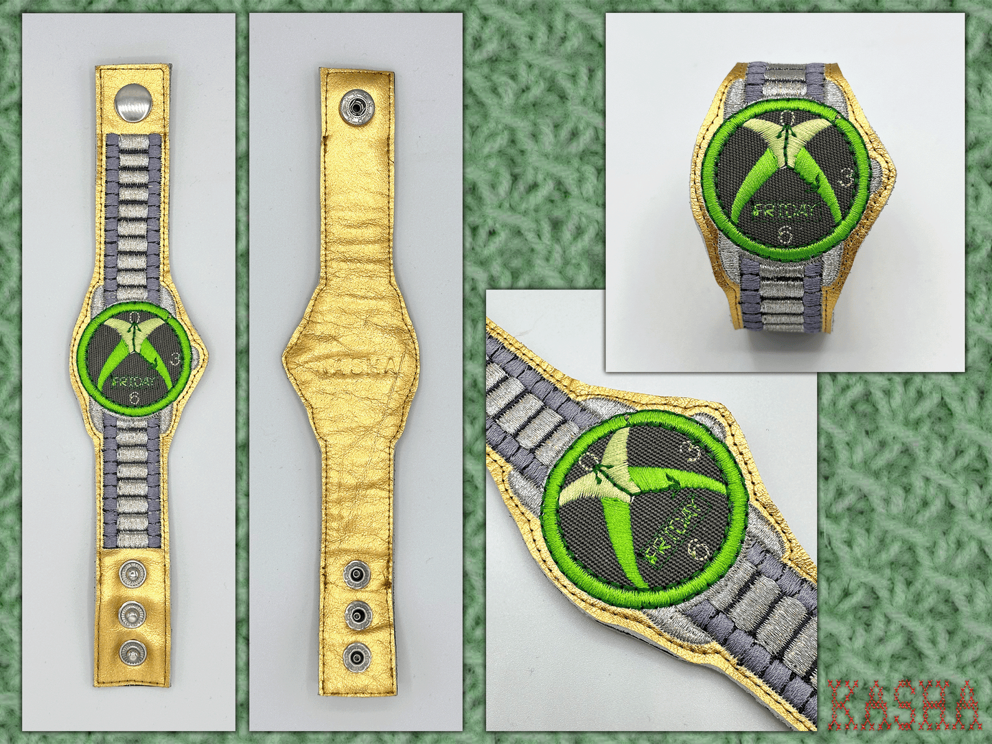 Xbox Watch Bracelet - Gold