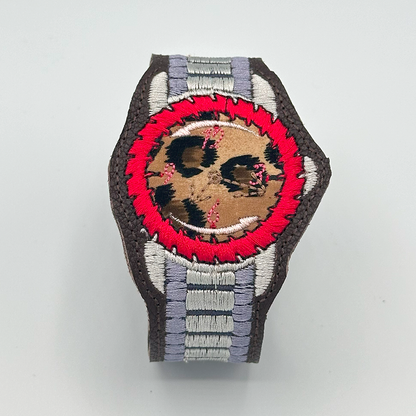 Saw Blade Watch Bracelet - "Leopard"