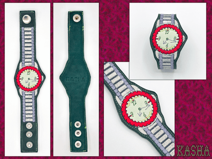 Saw Blade Watch Bracelet - "Mints"