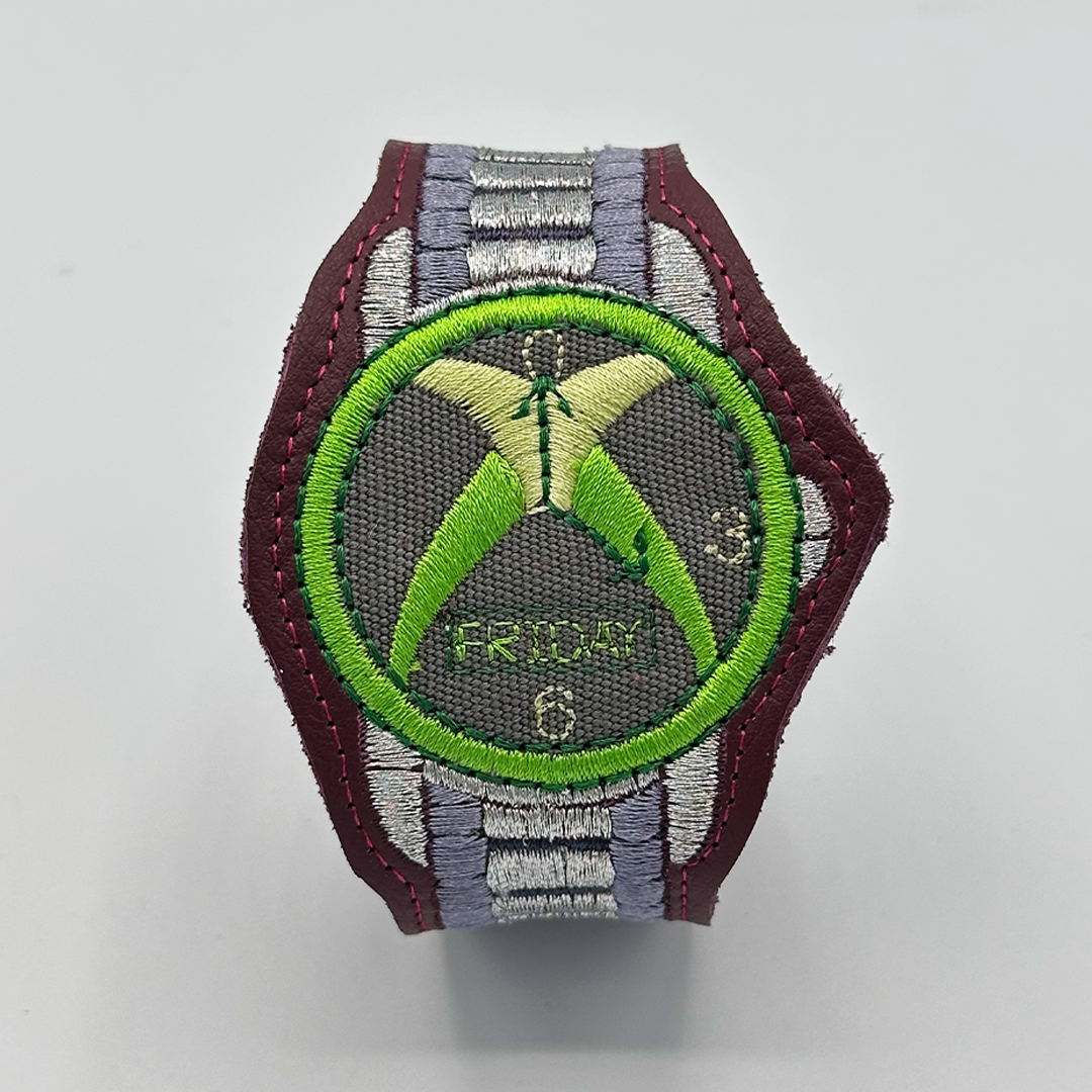 Xbox Embroidered Watch Bracelet - Plum